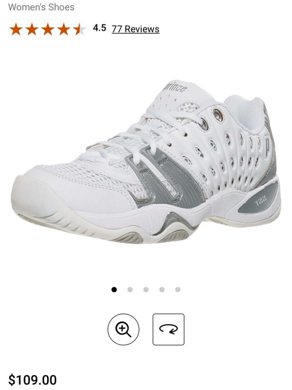 PRINCE T22 ladies tennis shoes - Size 8.5 BNIB - Picture 2 of 8
